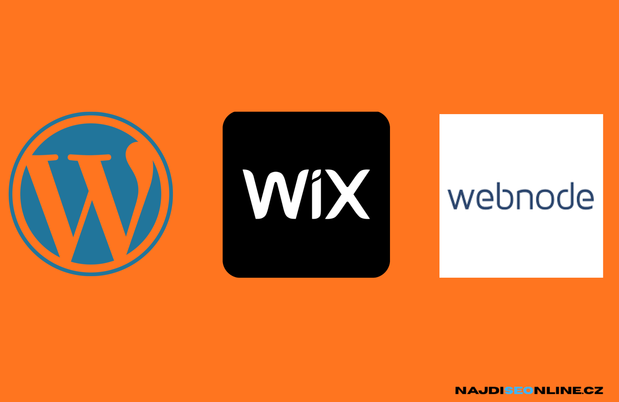 wordpress wix webnode
